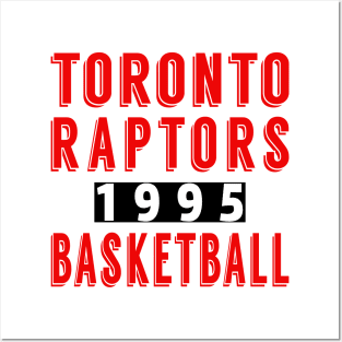 Toronto Raptors Basketball 1995 Classic Posters and Art